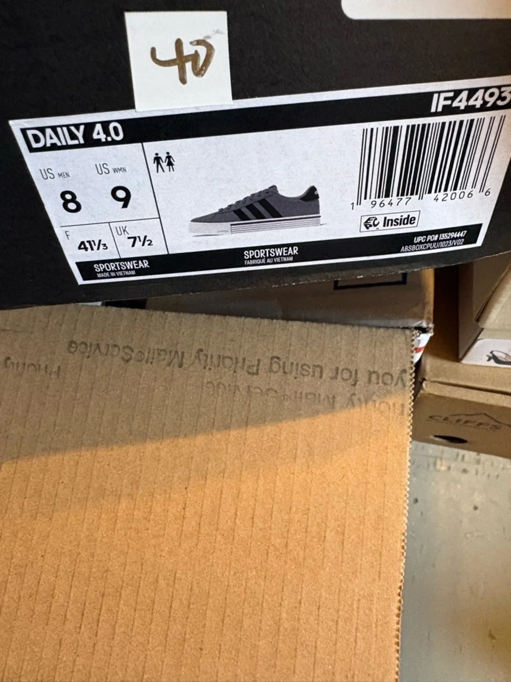 adidas Gray Canvas Sneakers with Black Stripes